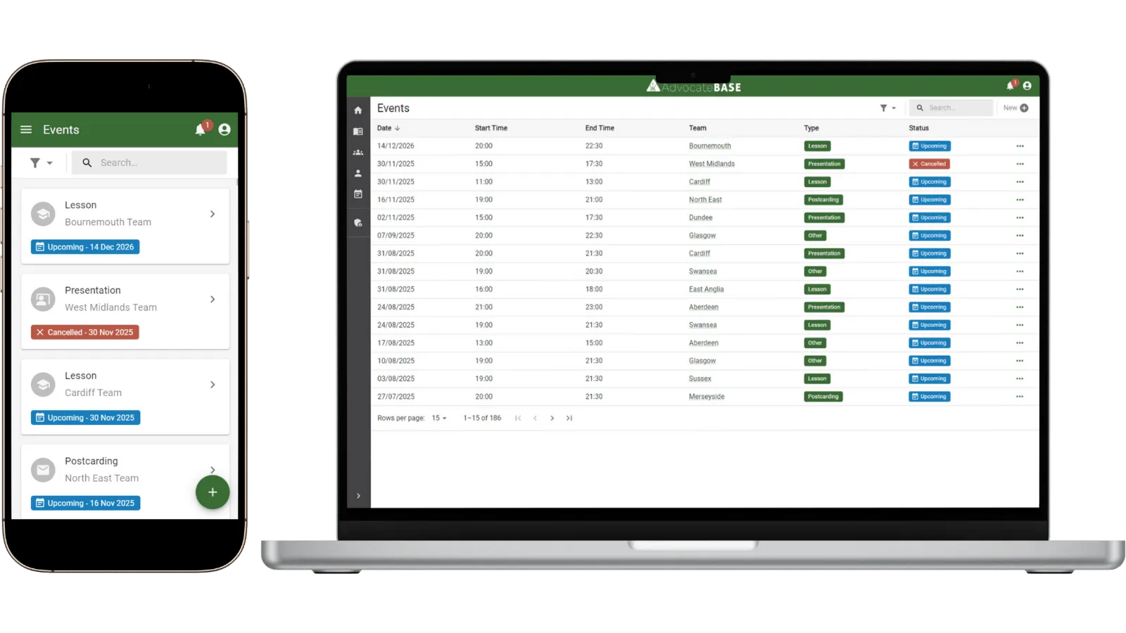 AdvocateBase app